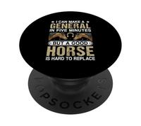 Je Peux Devenir général en Cinq Minutes, mais Un Bon Cheval, C'est Dur PopSockets PopGrip Adhésif