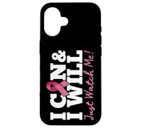Je Peux et Je Vais Battre Un Guerrier du Cancer du Sein, Regardez-Moi Coque pour iPhone 16