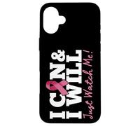 Je Peux et Je Vais Battre Un Guerrier du Cancer du Sein, Regardez-Moi Coque pour iPhone 16 Plus