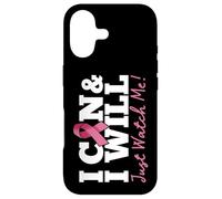 Je Peux et Je Vais Battre Un Guerrier du Cancer du Sein, Regardez-Moi Coque pour iPhone 17
