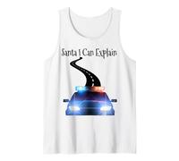 Je Peux Expliquer l'excuse de Noël au Père Noël avec Une Voiture de Police Débardeur