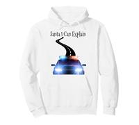 Je Peux Expliquer l'excuse de Noël au Père Noël avec Une Voiture de Police Sweat à Capuche