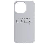 Je Peux Faire des Choses Difficiles : Le Pouvoir féministe des Filles et l'autonomisation des Femmes Coque pour iPhone 15 Pro Max