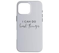Je Peux Faire des Choses Difficiles : Le Pouvoir féministe des Filles et l'autonomisation des Femmes Coque pour iPhone 16 Pro Max