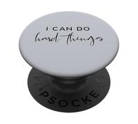 Je Peux Faire des Choses Difficiles : Le Pouvoir féministe des Filles et l'autonomisation des Femmes PopSockets PopGrip Adhésif