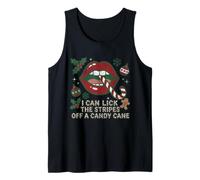 Je Peux lécher Les Rayures d'un Bonbon drôle de Jeu de Mots Débardeur