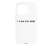Je Peux Lui réparer Une Relation drôle et Mignonne Y2K Coque pour iPhone 15 Pro