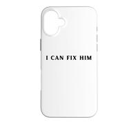 Je Peux Lui réparer Une Relation drôle et Mignonne Y2K Coque pour iPhone 16 Plus