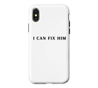 Je Peux Lui réparer Une Relation drôle et Mignonne Y2K Coque pour iPhone X/XS