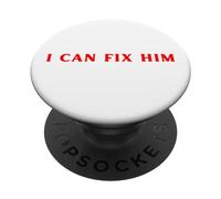 Je Peux Lui réparer Une Relation drôle et Mignonne Y2K PopSockets PopGrip Adhésif