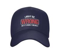 Je Peux Me Tromper, mais C'est Très Peu Probable Bonnet De Golf Anti-UV Casquette De Camionneur Mode Sunhat pour Femme Été Golf