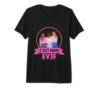 Je Peux Pas C'est Mon EVJF Mariee Humour Cadeau EVJF Mariée T-Shirt Haut de Gamme
