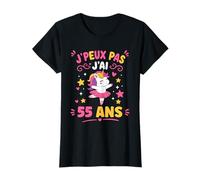 Je Peux Pas J’AI 55 Ans Licorne Anniversaire Fille 55 Ans T-Shirt