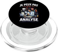 Je Peux Pas J’AI Analyse Humour Analyste Données Statistique PopSockets PopGrip pour MagSafe