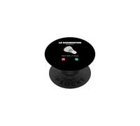 Je Peux Pas j AI Badminton M’Appelle Faut Que J’y Aille PopSockets PopGrip Adhésif