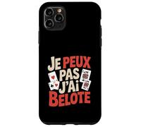 Je Peux Pas J’AI Belote Homme Humour Drôle Humoristique Coque pour iPhone 11 Pro Max