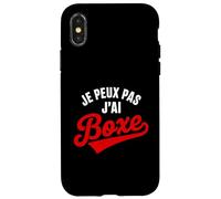 Je Peux Pas J’AI Boxe Humour Drôle Sport Combat Boxeur Coque pour iPhone X/XS