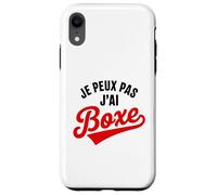 Je Peux Pas J’AI Boxe Humour Drôle Sport Combat Boxeur Coque pour iPhone XR