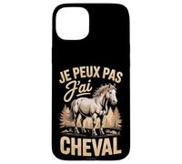 Je Peux Pas J AI Cheval Humour Cavalier Equitation Coque pour iPhone 15 Plus
