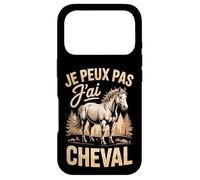 Je Peux Pas J AI Cheval Humour Cavalier Equitation Coque pour iPhone 17 Pro