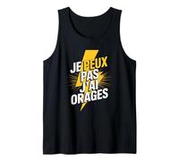 Je Peux Pas J’ai Orages Homme Humour Cadeau Chasseur D’Orage Débardeur