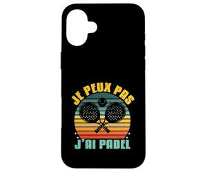 Je Peux Pas j’AI Padel Humour Sportif rétro Vintage Coque pour iPhone 16 Plus