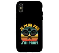 Je Peux Pas j’AI Padel Humour Sportif rétro Vintage Coque pour iPhone X/XS