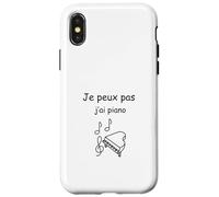 Je Peux Pas j’AI Piano Coque pour iPhone X/XS