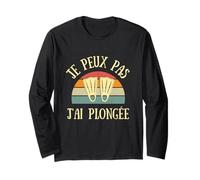 Je Peux Pas j’AI plongée Homme Humour idée Cadeau Plongeur Manche Longue