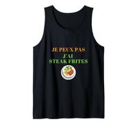 je peux pas j’ai Steak frites Débardeur