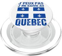 Je Peux Pas J' Me Barre Au Québec Cadeau Québécois PopSockets PopGrip pour MagSafe