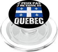Je Peux Pas J' Me Barre Au Québec Cadeau Québécois PopSockets PopGrip pour MagSafe