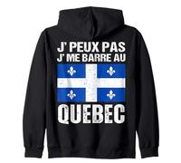 Je Peux Pas J' Me Barre Au Québec Cadeau Québécois Sweat à Capuche
