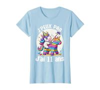 Je Peux Pas J'ai 11 Ans Anniversaire Licorne Fille Pinata T-Shirt