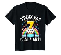 Je Peux Pas J'ai 7 Ans Anniversaire Humour Drole Kawaii T-Shirt
