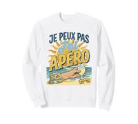 Je Peux Pas J'Ai Apéro Vacances Plage Été Sweatshirt