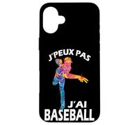 Je Peux Pas J'Ai Baseball Joueur de Base-Ball Baseballeur Coque pour iPhone 16 Plus