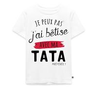 Je Peux Pas J'Ai Bêtise avec Ma Tata T Shirt Enfant Premium