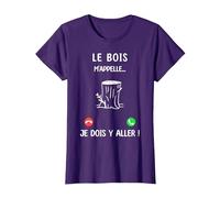 Je Peux Pas J'Ai Bois T-Shirt, Femme, Violet, M