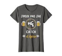 Je Peux Pas J'Ai Catch T-Shirt, Femme, Asphalte, XL