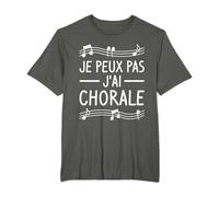 Je Peux Pas J'ai Chorale Choeur T-Shirt