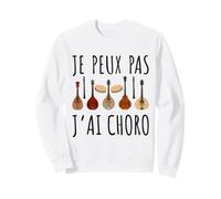 Je Peux Pas J'Ai Choro Chorinho Humour Musique Brésilienne Sweatshirt