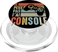Je Peux Pas J'Ai Console Manette Jeux Vidéo Gamer Drôle PopSockets PopGrip pour MagSafe