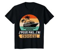 Je Peux Pas J'Ai Croisière T-Shirt, Enfant, Noir, 2 Ans