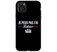 Je Peux Pas J'Ai Échec échiquier Joueur d'Échecs Chess Drôle Coque pour iPhone 11 Pro Max