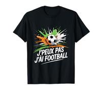 Je Peux Pas J'Ai Foot Homme Football Femme Splash Watercolor T-Shirt