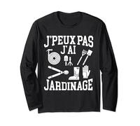 Je Peux Pas J'Ai Jardinage Paysagiste Cadeau Jardinier Manche Longue