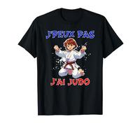 Je Peux Pas J'Ai Judo Judoka Enfant Fille Ceinture Marron T-Shirt