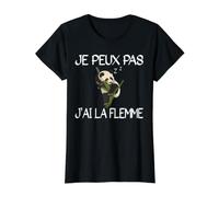 Je Peux Pas J'Ai La Flemme - Cadeau Drôle Panda T-Shirt Graphique avec Valeur