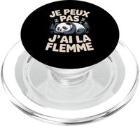 Je Peux Pas Jai La Flemme Panda Flemmard PopSockets PopGrip pour MagSafe